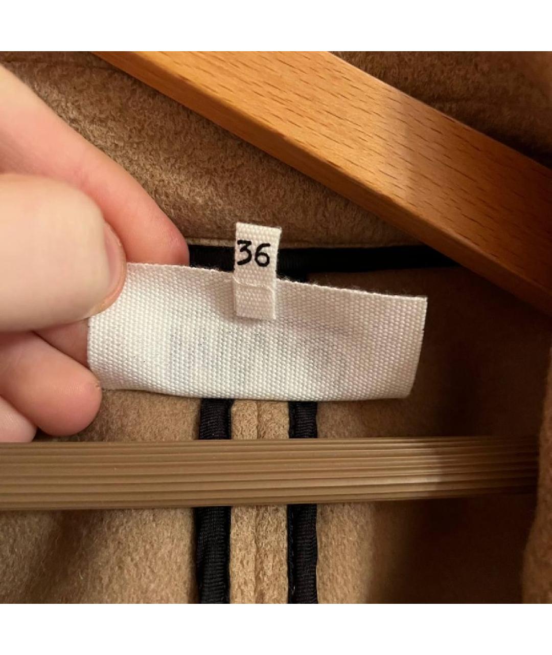 MM6 MAISON MARGIELA Горчичный шерстяной жакет/пиджак, фото 9