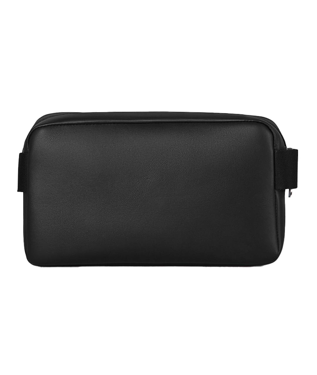 BOTTEGA VENETA Черная кожаная поясная сумка, фото 2