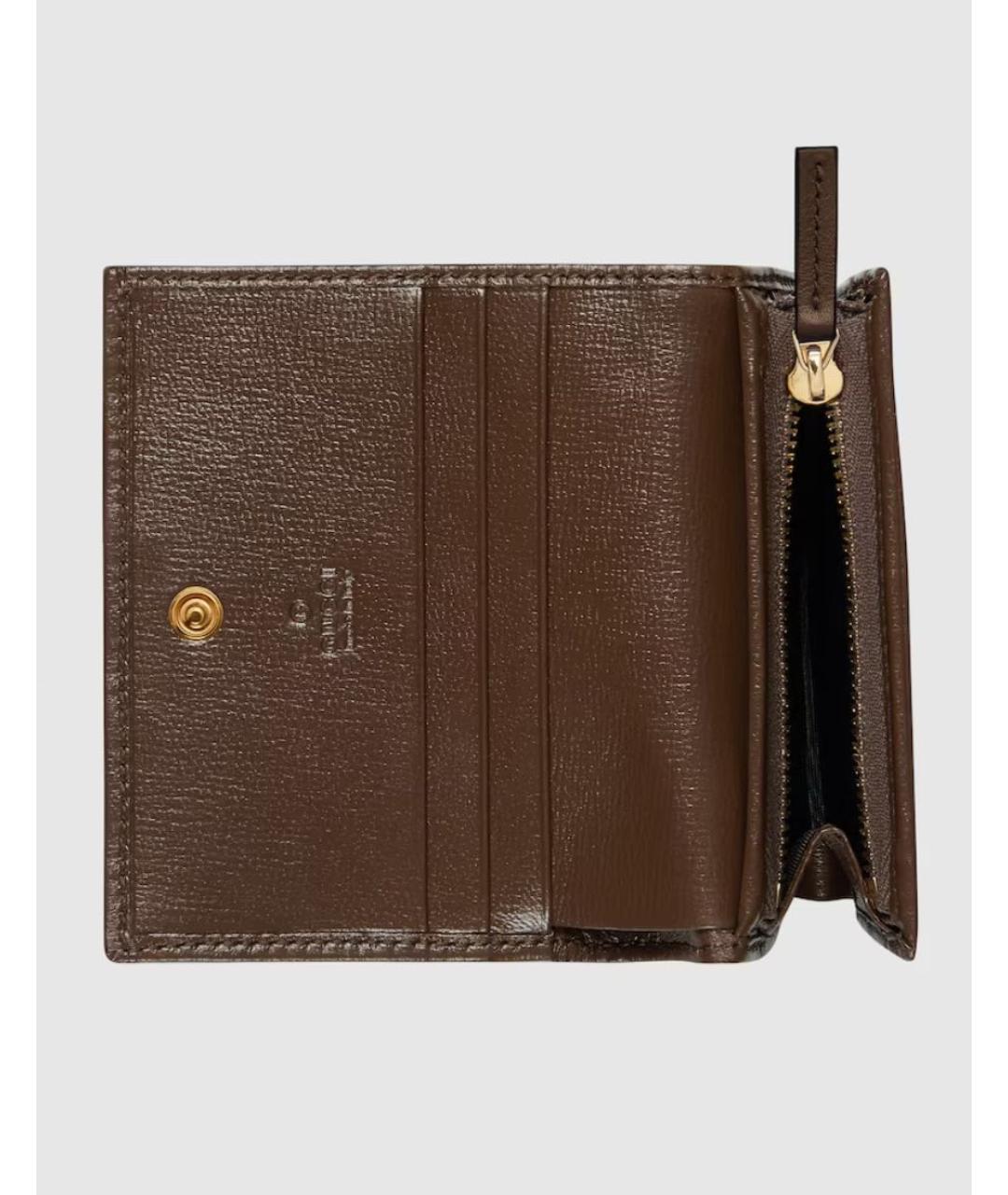 GUCCI Коричневый кошелек, фото 2