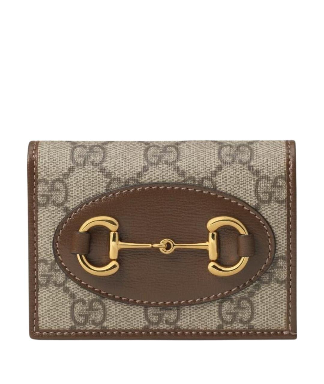 GUCCI Коричневый кошелек, фото 1