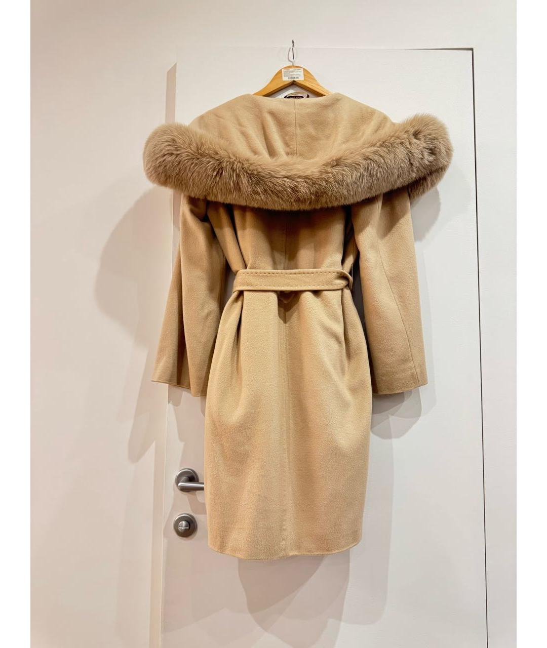 MAX MARA STUDIO Бежевое кашемировое пальто, фото 7