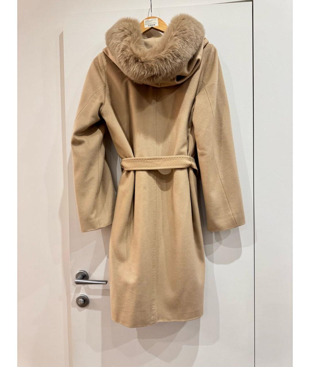 MAX MARA STUDIO Бежевое кашемировое пальто, фото 2