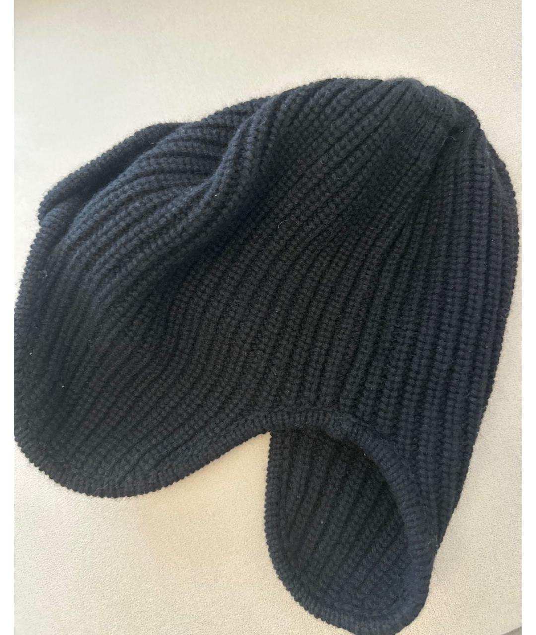 CHANEL Черная кашемировая шапка, фото 5