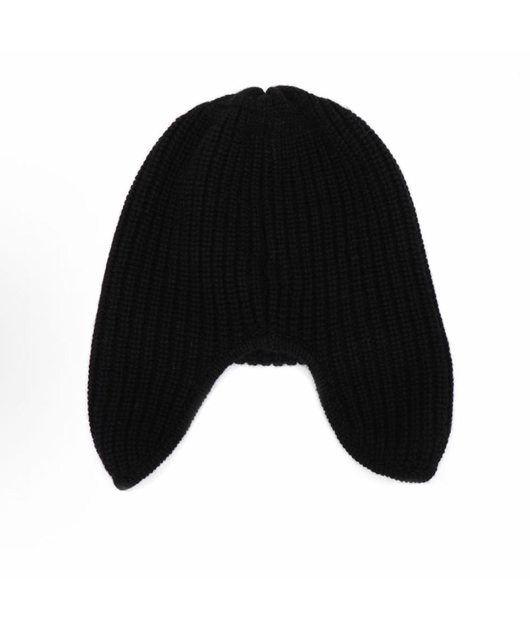 CHANEL Черная кашемировая шапка, фото 3