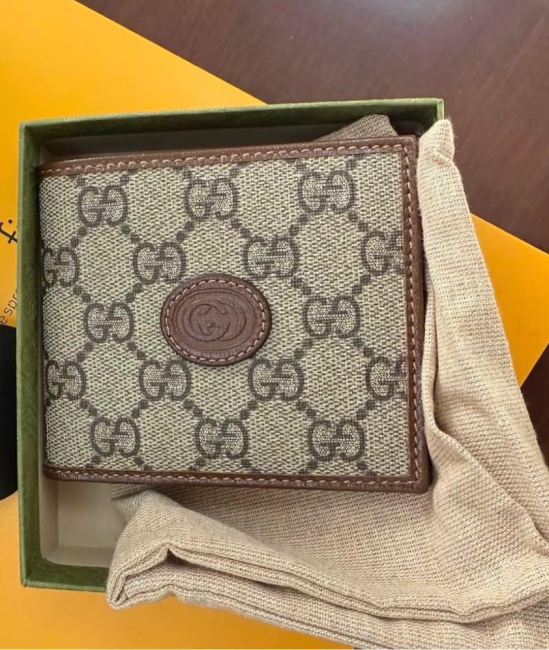 GUCCI Коричневый кошелек, фото 2