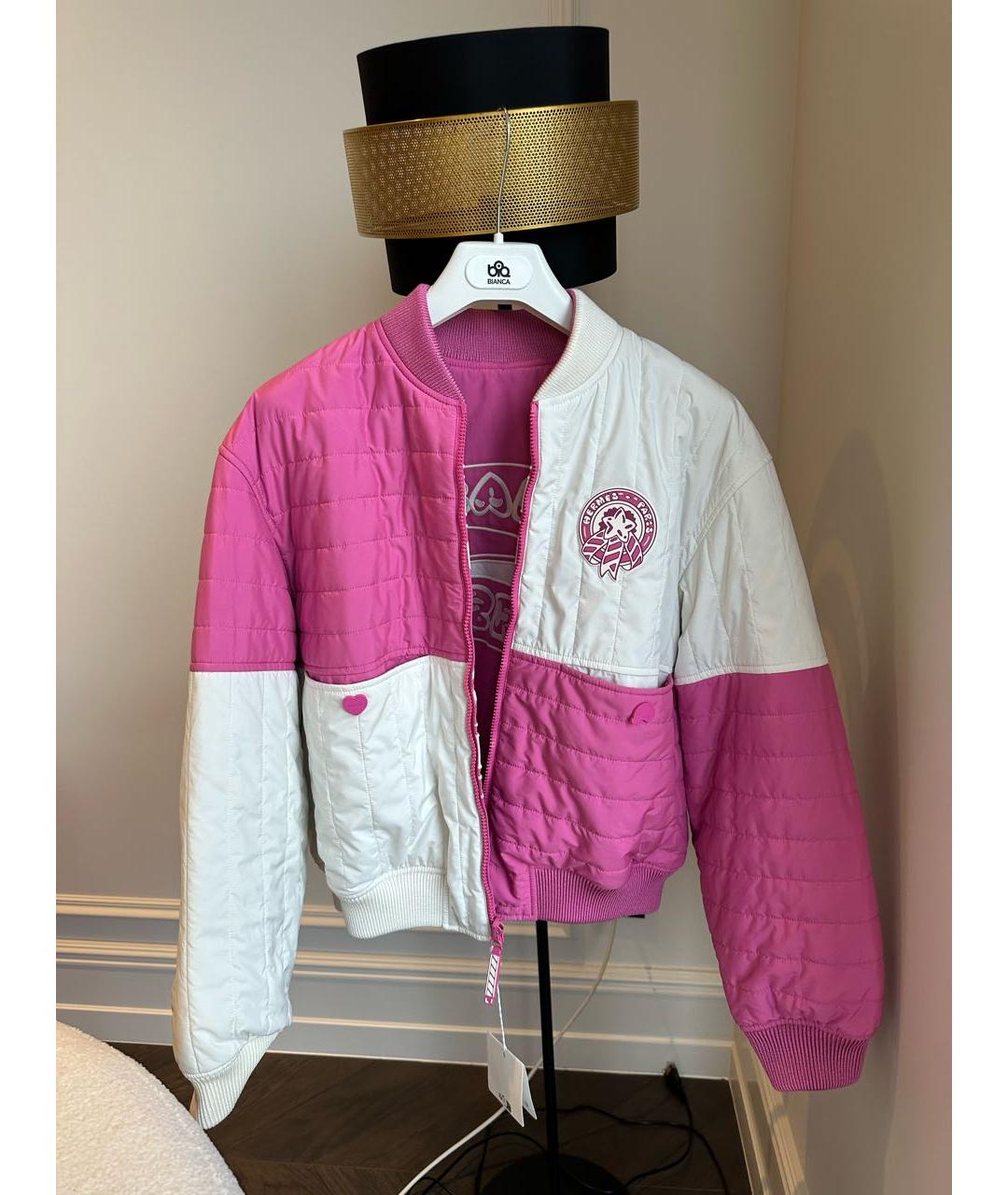 HERMES Розовая куртка, фото 7