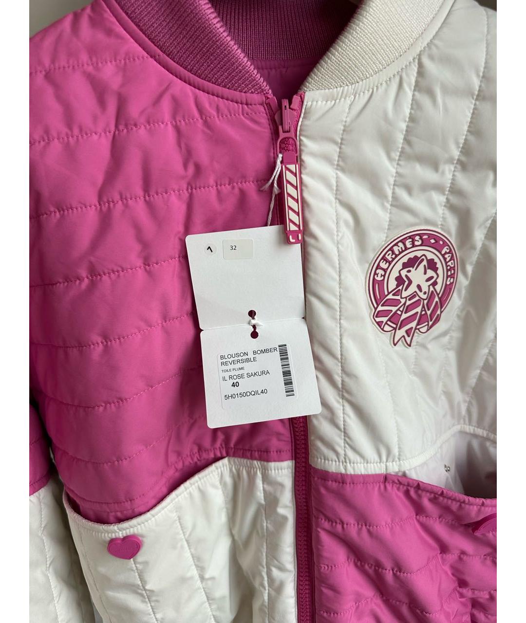 HERMES Розовая куртка, фото 3