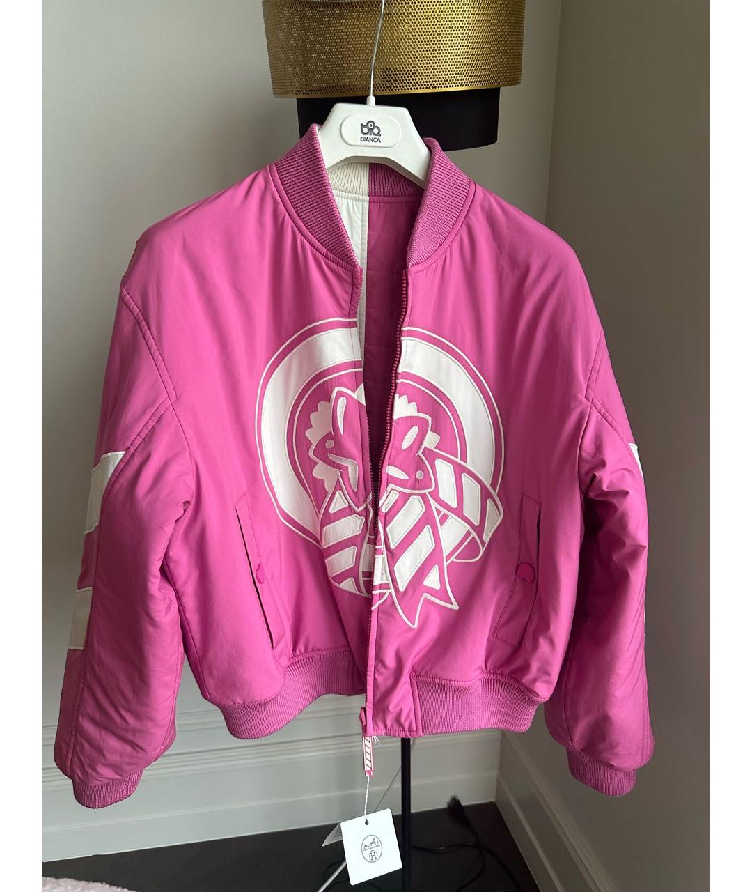 HERMES Розовая куртка, фото 5