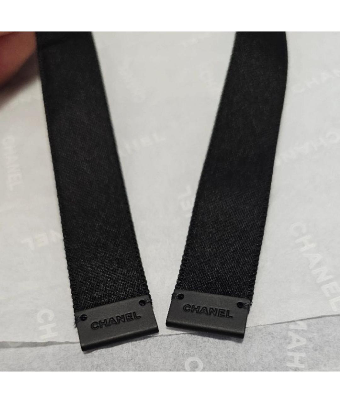 CHANEL Черная кашемировая шапка, фото 7