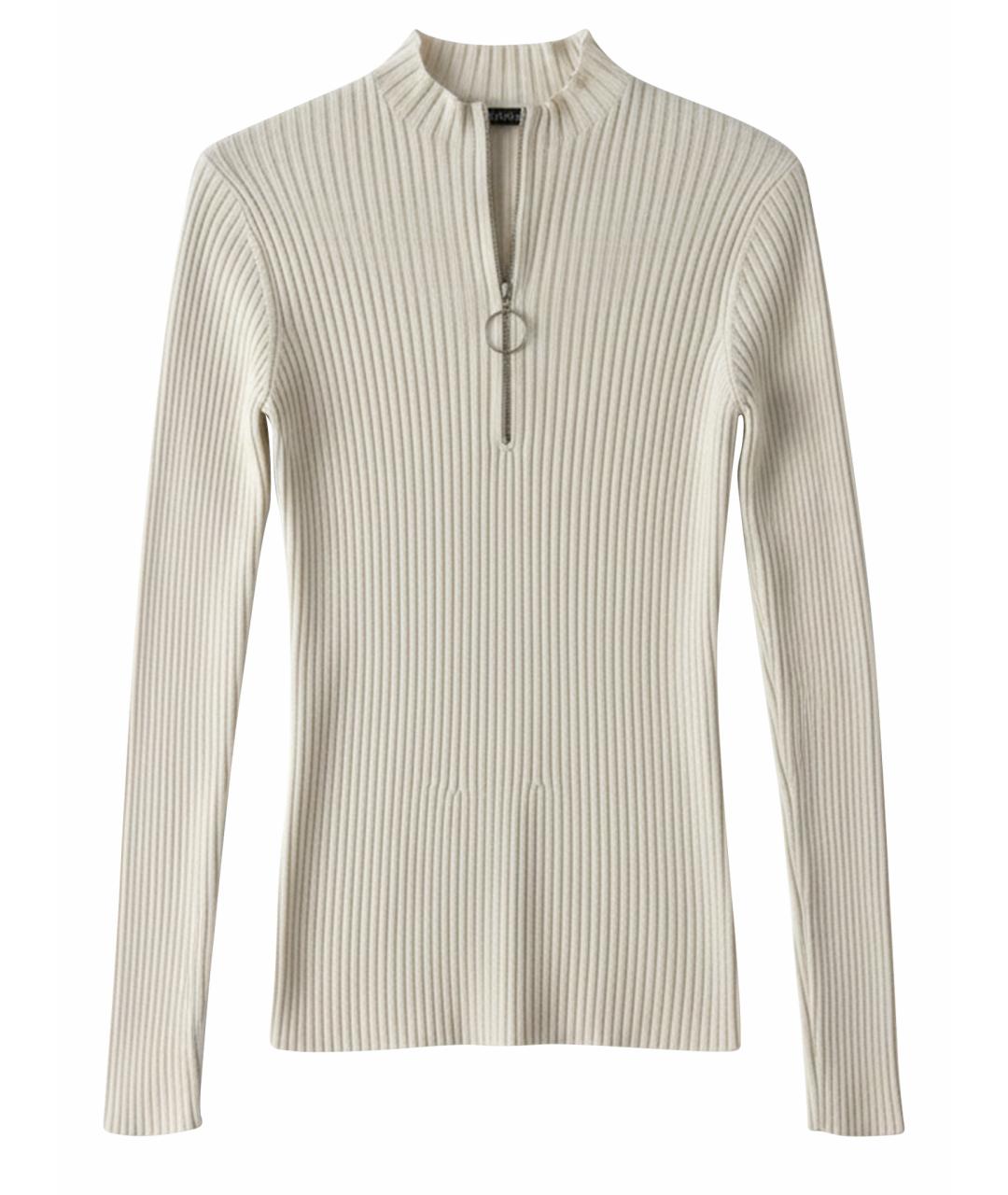 MAJE Бежевый шерстяной джемпер / свитер, фото 1