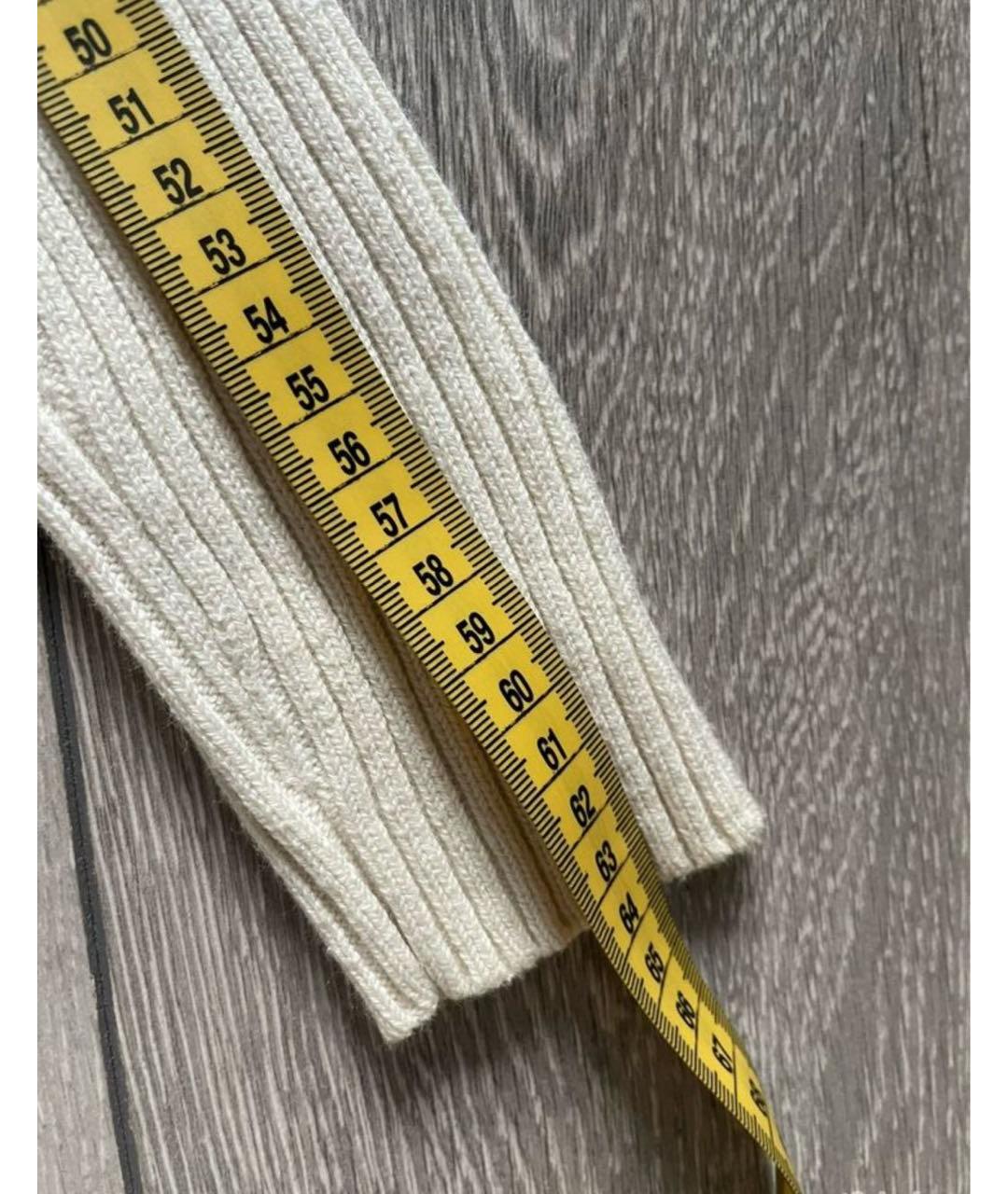 MAJE Бежевый шерстяной джемпер / свитер, фото 8