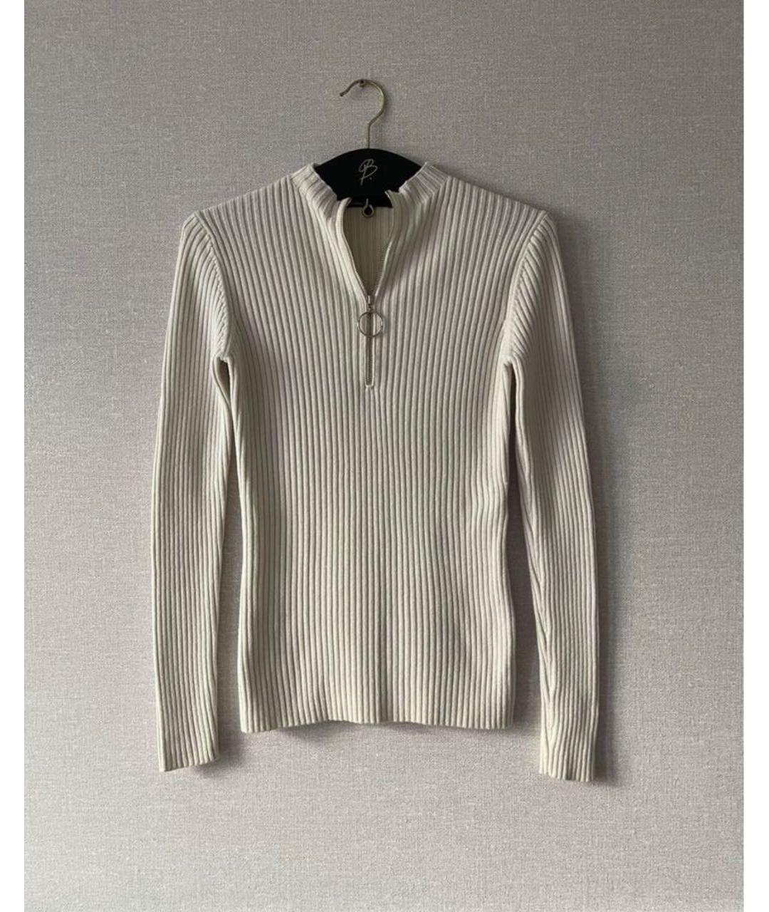 MAJE Бежевый шерстяной джемпер / свитер, фото 9