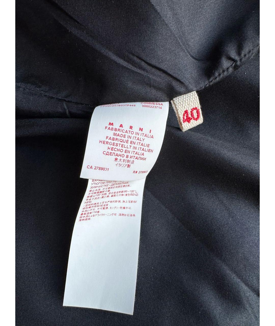 MARNI Мульти полиэстеровое пальто, фото 8