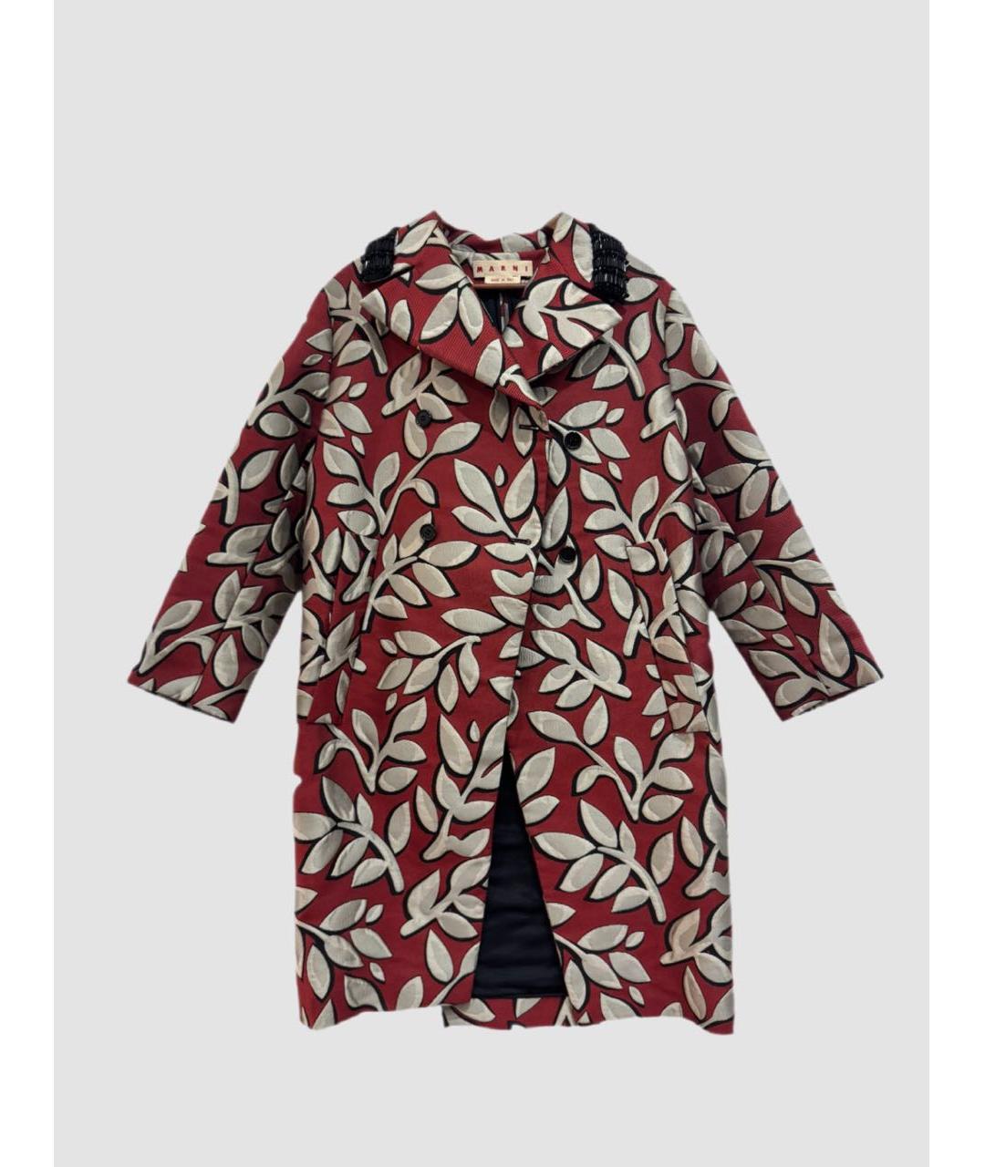 MARNI Мульти полиэстеровое пальто, фото 9