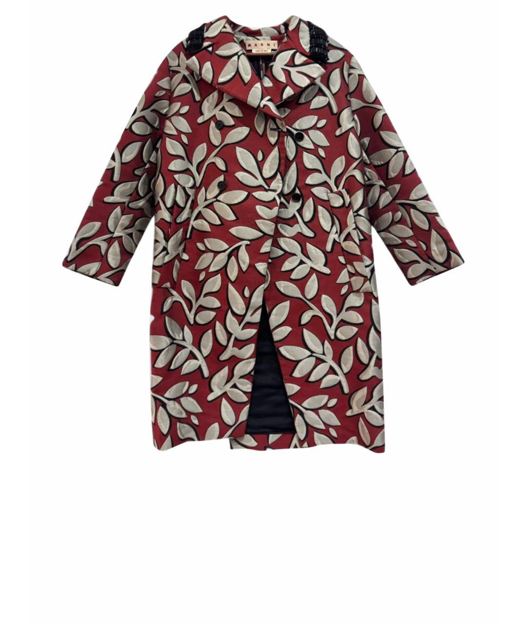 MARNI Мульти полиэстеровое пальто, фото 1