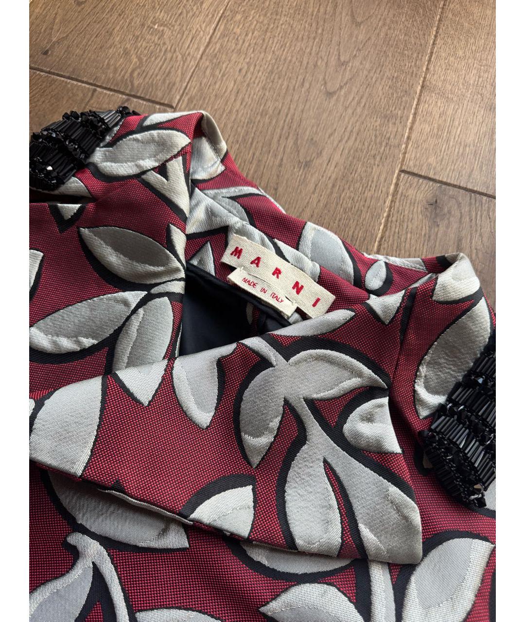 MARNI Мульти полиэстеровое пальто, фото 3