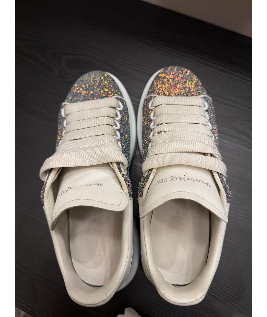 ALEXANDER MCQUEEN Мульти кожаные кроссовки, фото 2