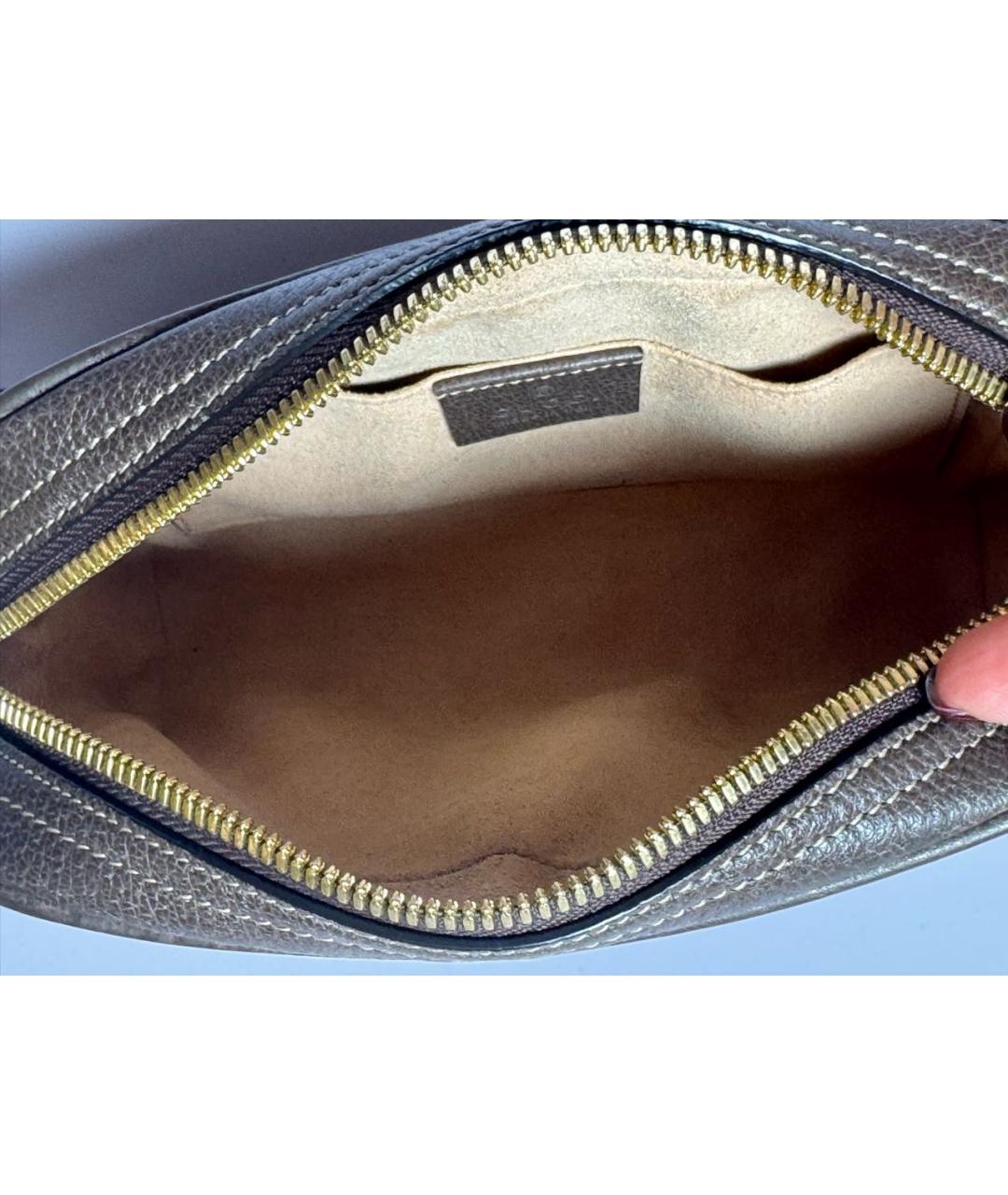 GUCCI Коричневая поясная сумка, фото 4