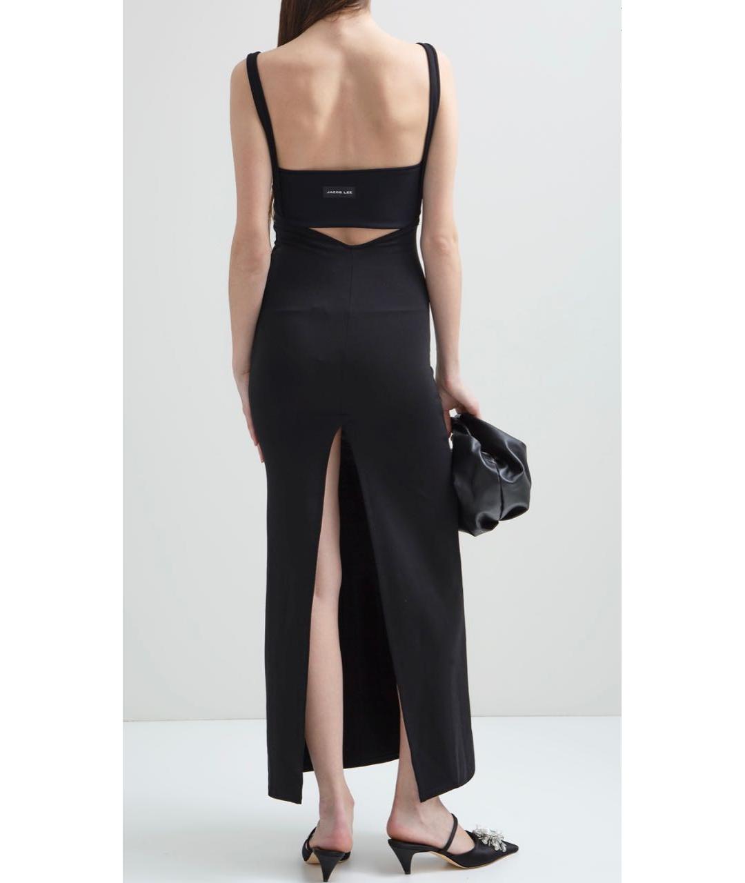 Jacob Lee Черное повседневное платье, фото 5