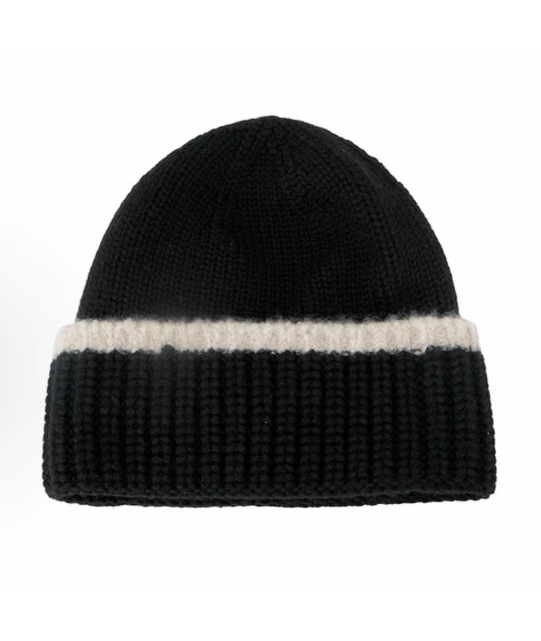 CHANEL Черная кашемировая шапка, фото 2