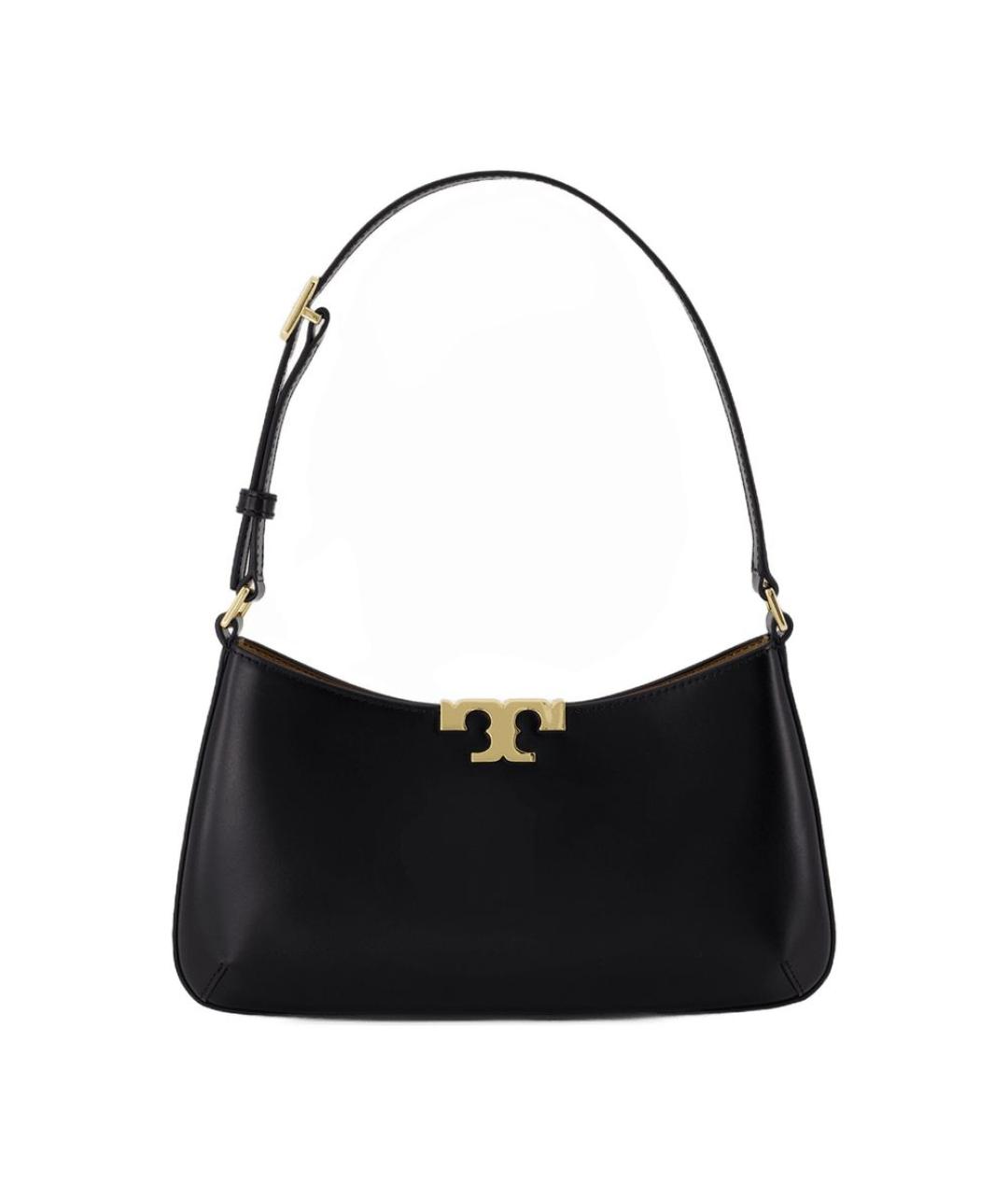 TORY BURCH Черная кожаная сумка через плечо, фото 3