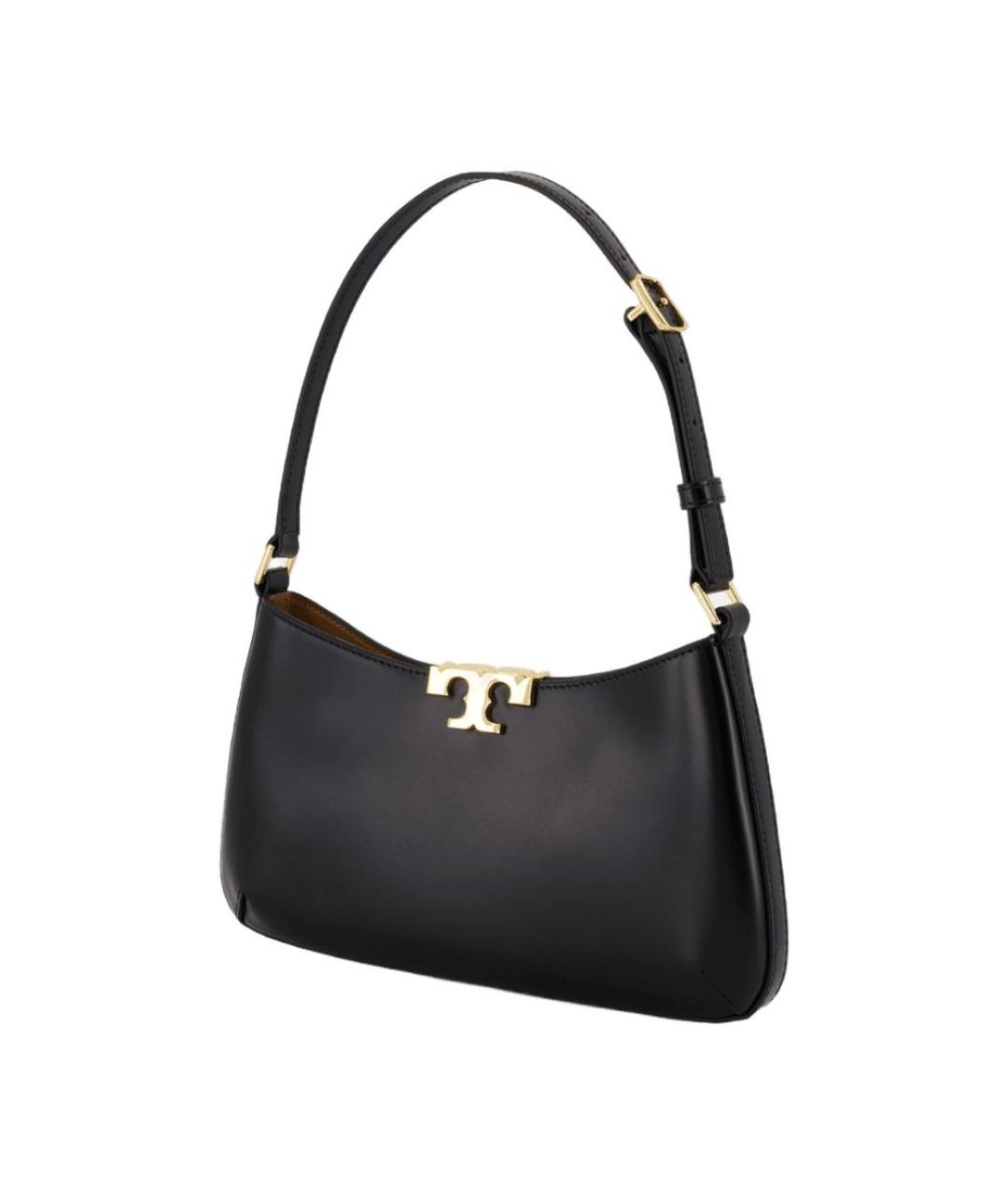 TORY BURCH Черная кожаная сумка через плечо, фото 2