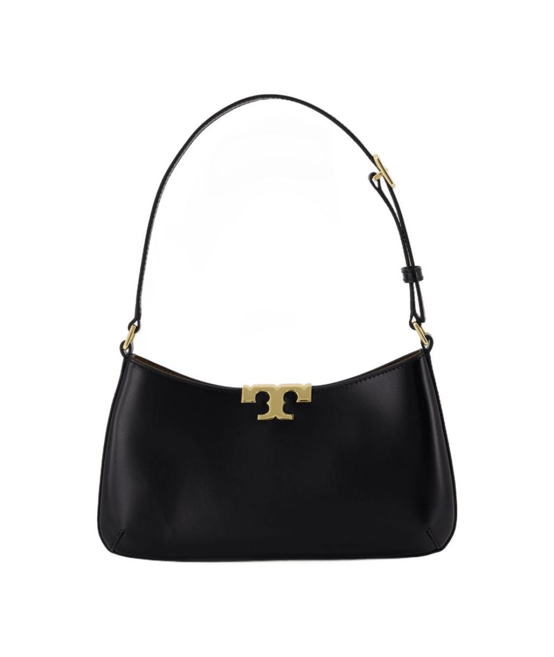 TORY BURCH Черная кожаная сумка через плечо, фото 1