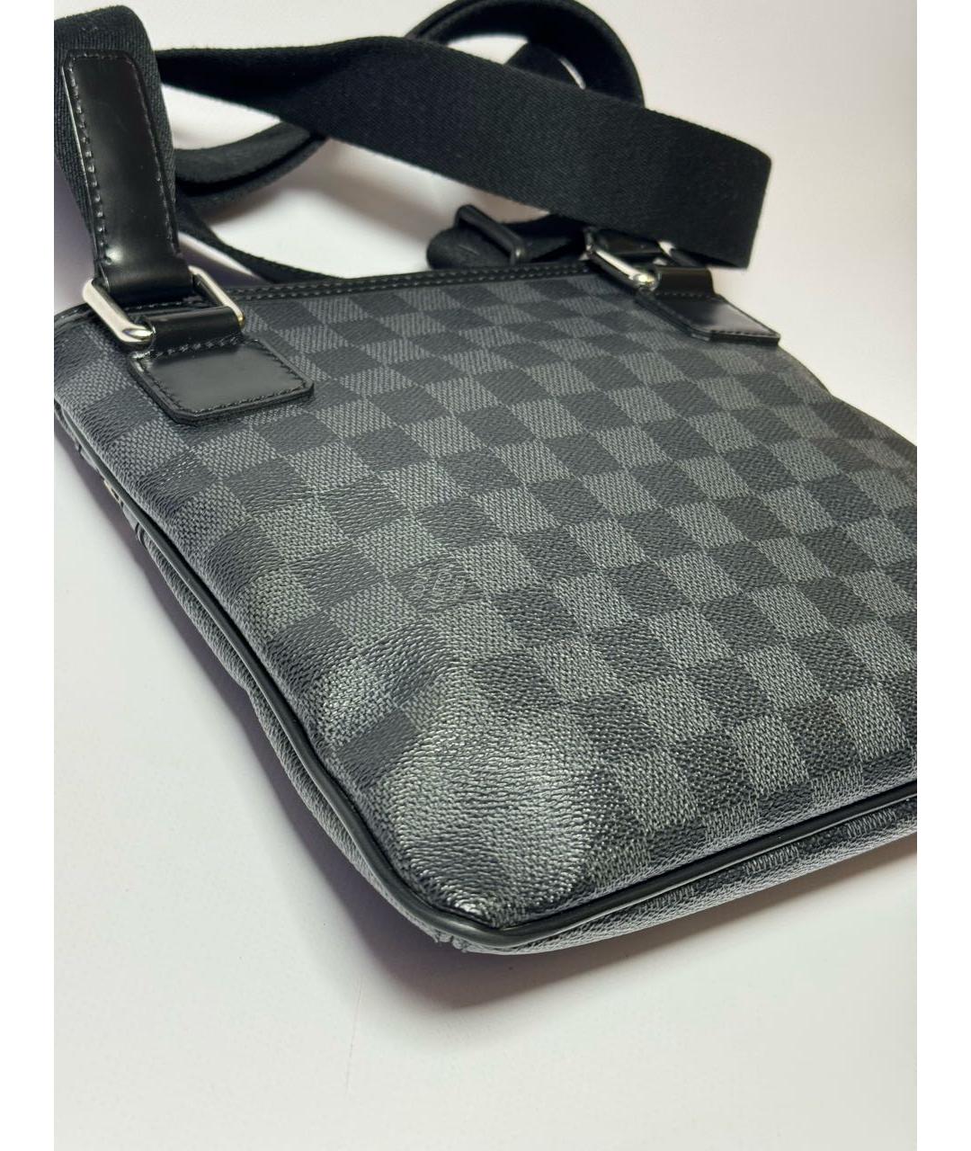 LOUIS VUITTON Черная сумка на плечо, фото 8