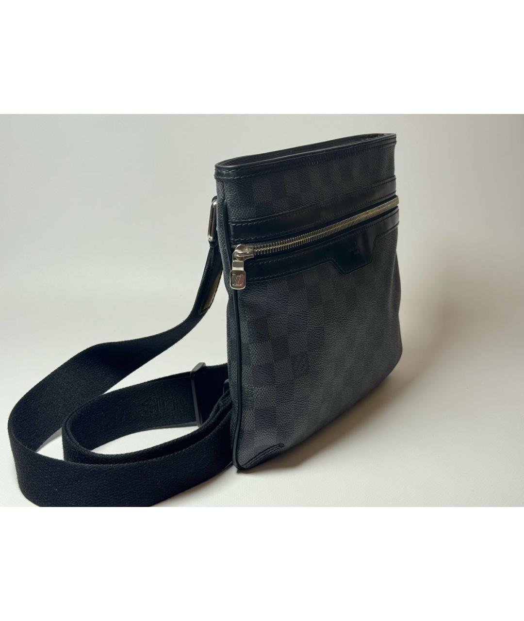 LOUIS VUITTON Черная сумка на плечо, фото 2