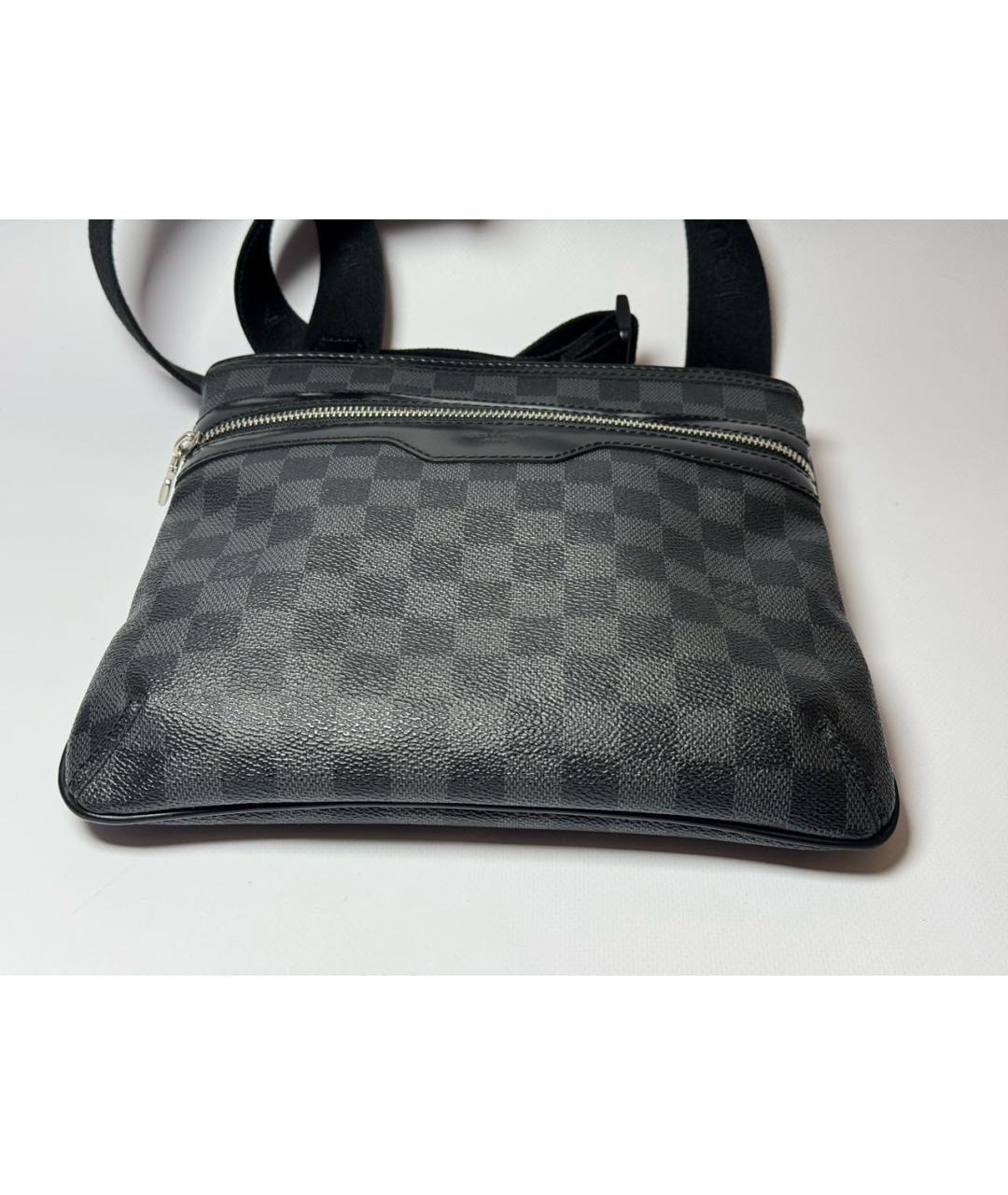 LOUIS VUITTON Черная сумка на плечо, фото 5