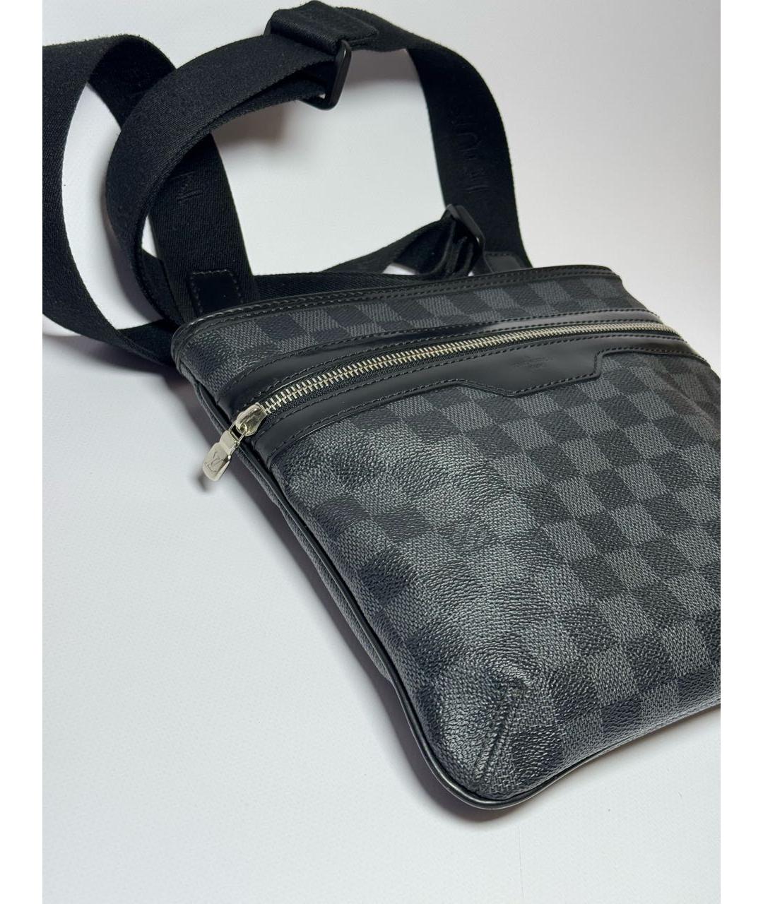 LOUIS VUITTON Черная сумка на плечо, фото 7