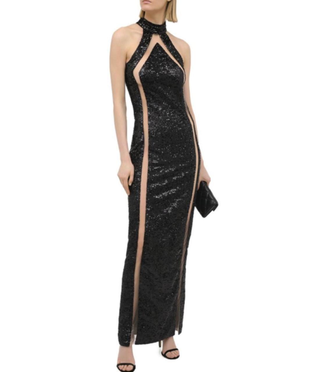 BALMAIN Мульти полиамидовое вечернее платье, фото 2