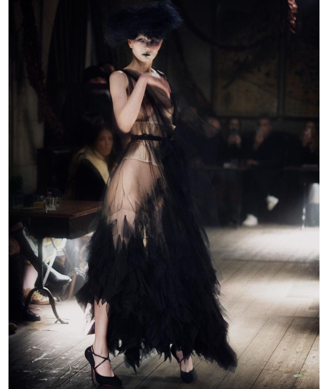 MAISON MARGIELA Черные туфли из лакированной кожи, фото 8