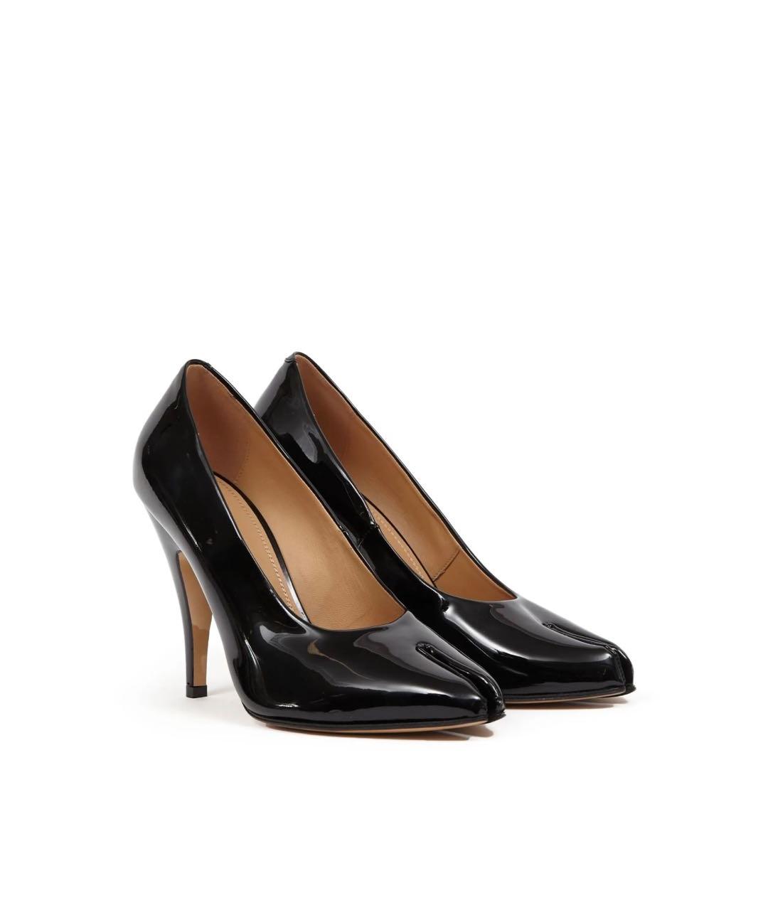 MAISON MARGIELA Черные туфли из лакированной кожи, фото 2