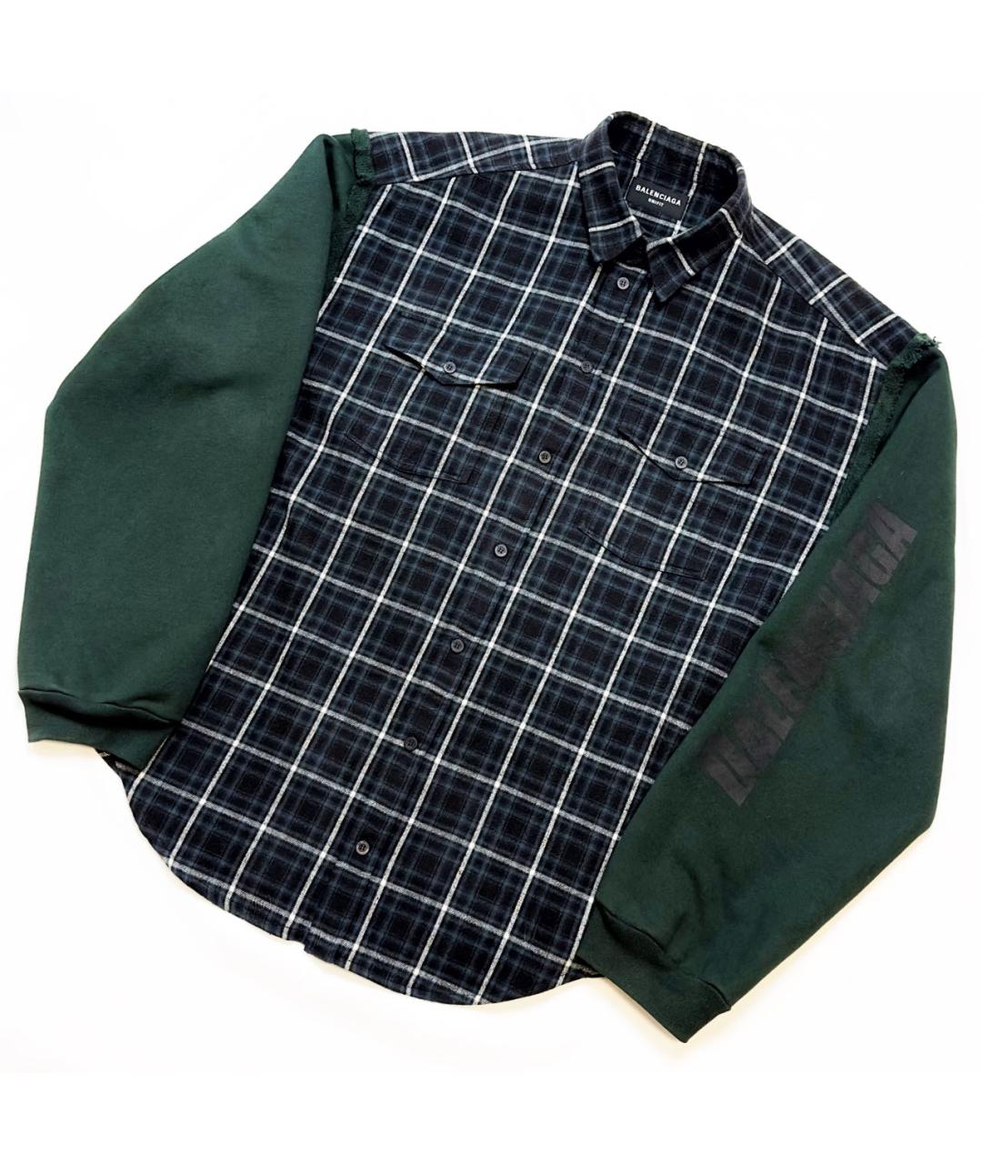 BALENCIAGA Зеленая хлопковая куртка, фото 5