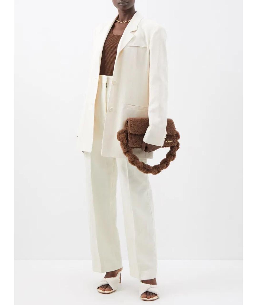 JACQUEMUS Коричневая сумка через плечо, фото 6