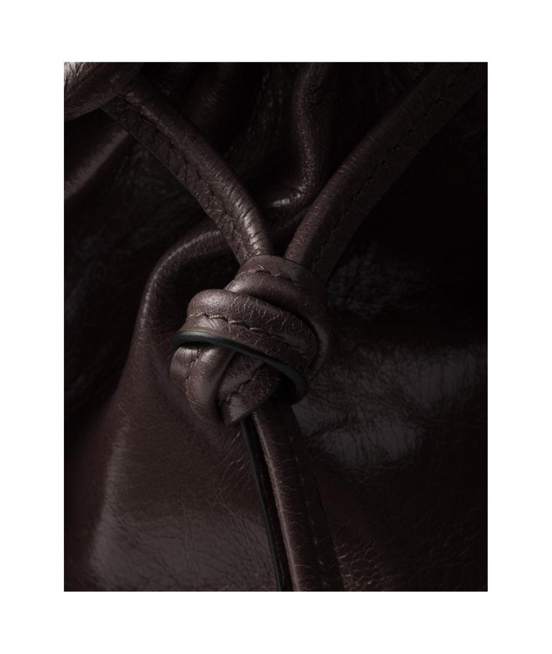 PRADA Коричневая кожаная сумка на плечо, фото 5