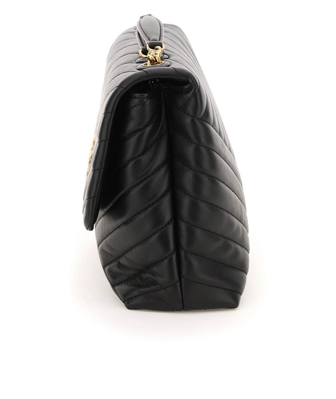 TORY BURCH Черная кожаная сумка через плечо, фото 4