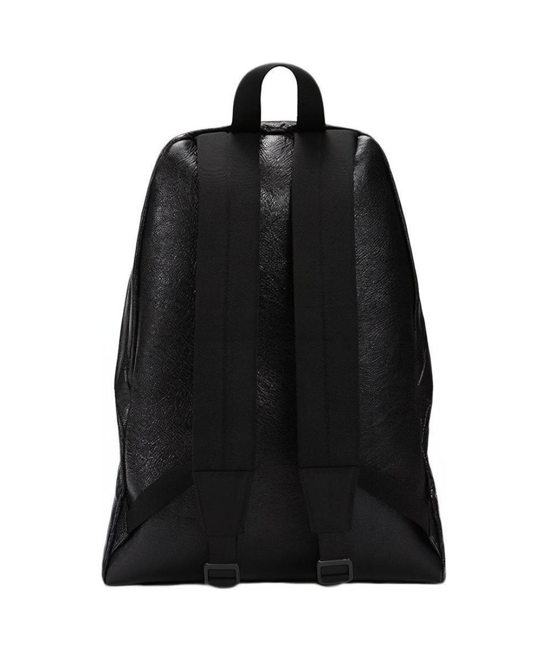 BALENCIAGA Черный кожаный рюкзак, фото 4