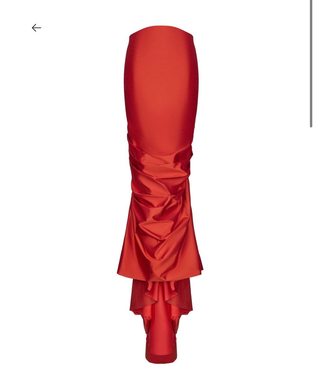 RASARIO Оранжевое шелковое вечернее платье, фото 3