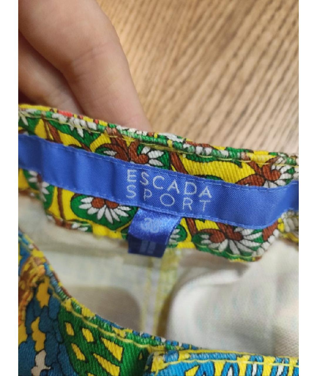 ESCADA Мульти хлопковые прямые джинсы, фото 3