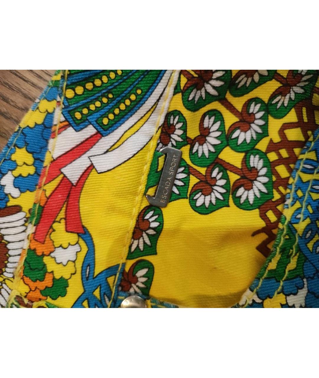 ESCADA Мульти хлопковые прямые джинсы, фото 5