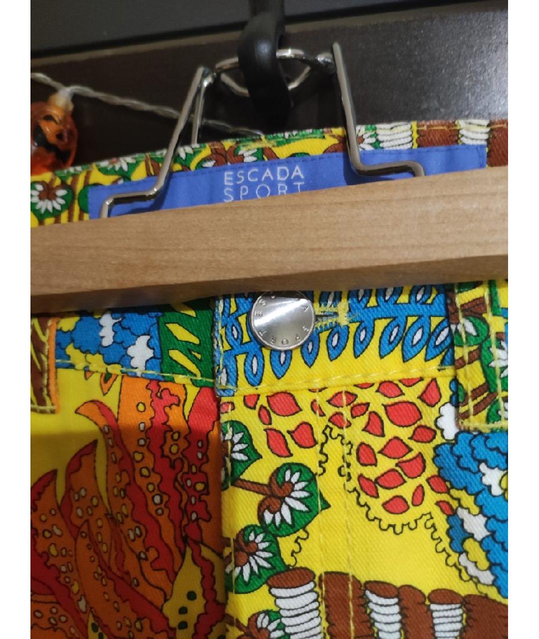 ESCADA Мульти хлопковые прямые джинсы, фото 4