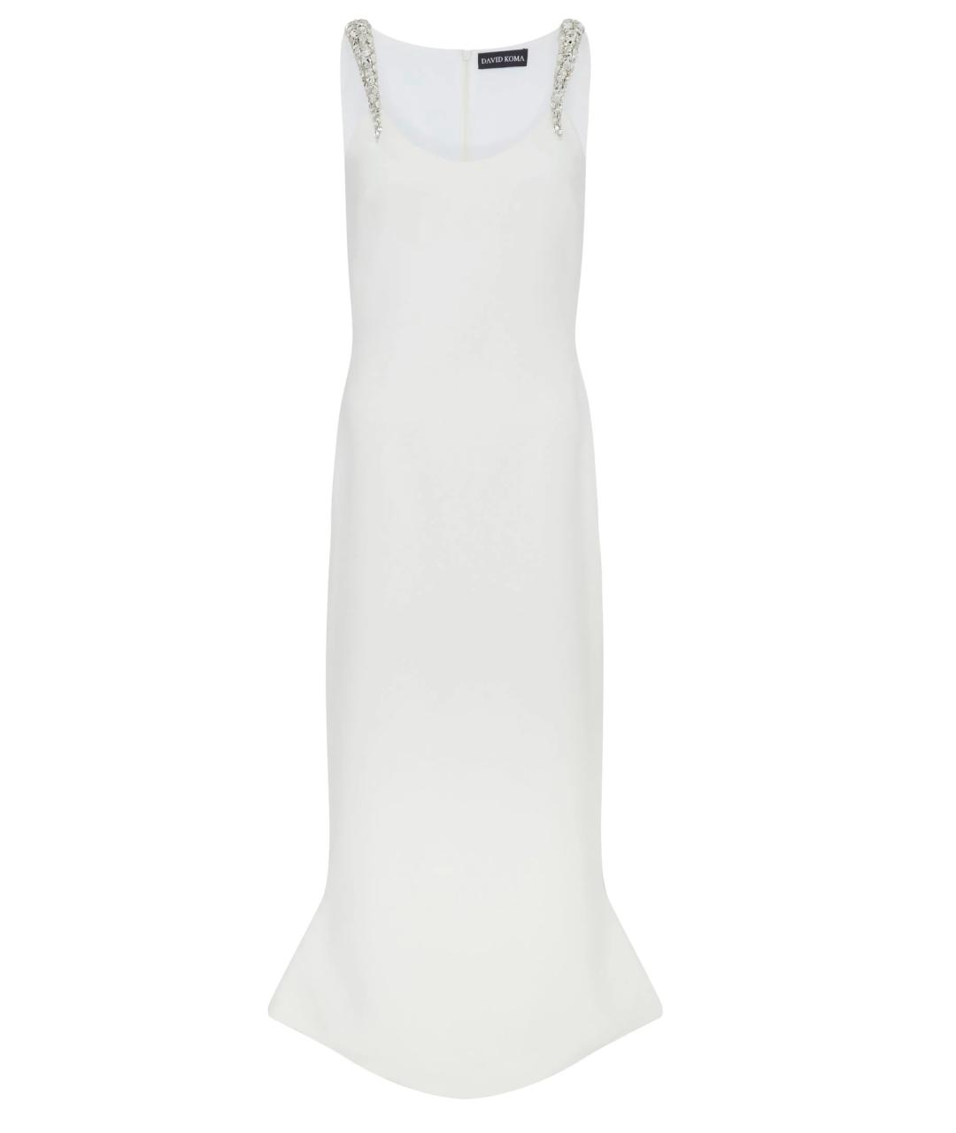 DAVID KOMA Белое коктейльное платье, фото 1