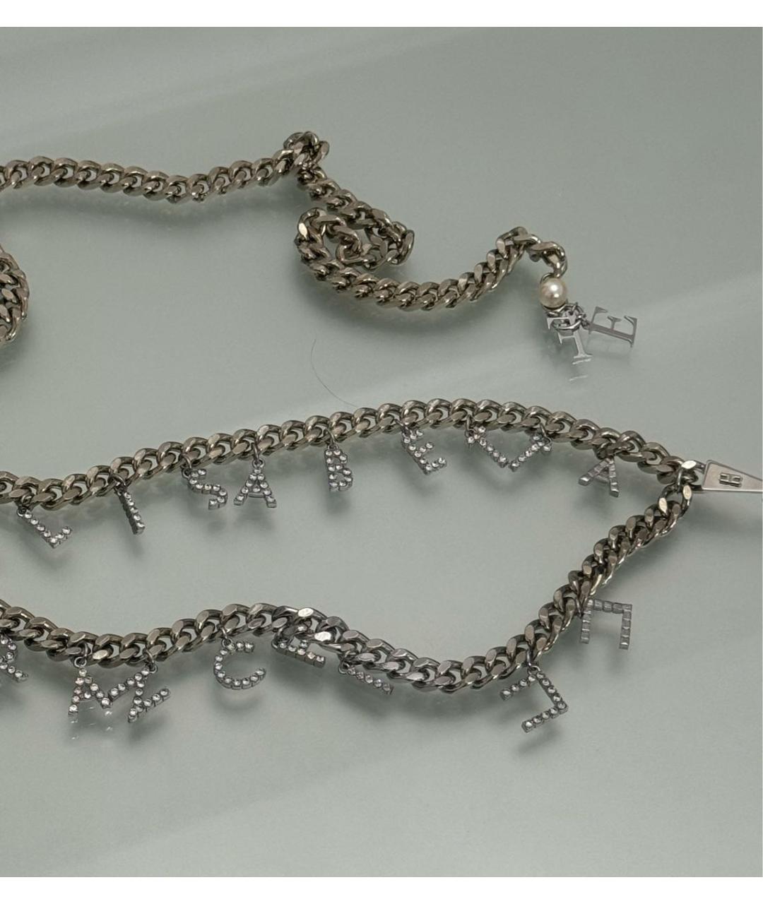 ELISABETTA FRANCHI Серебрянный ремень, фото 6