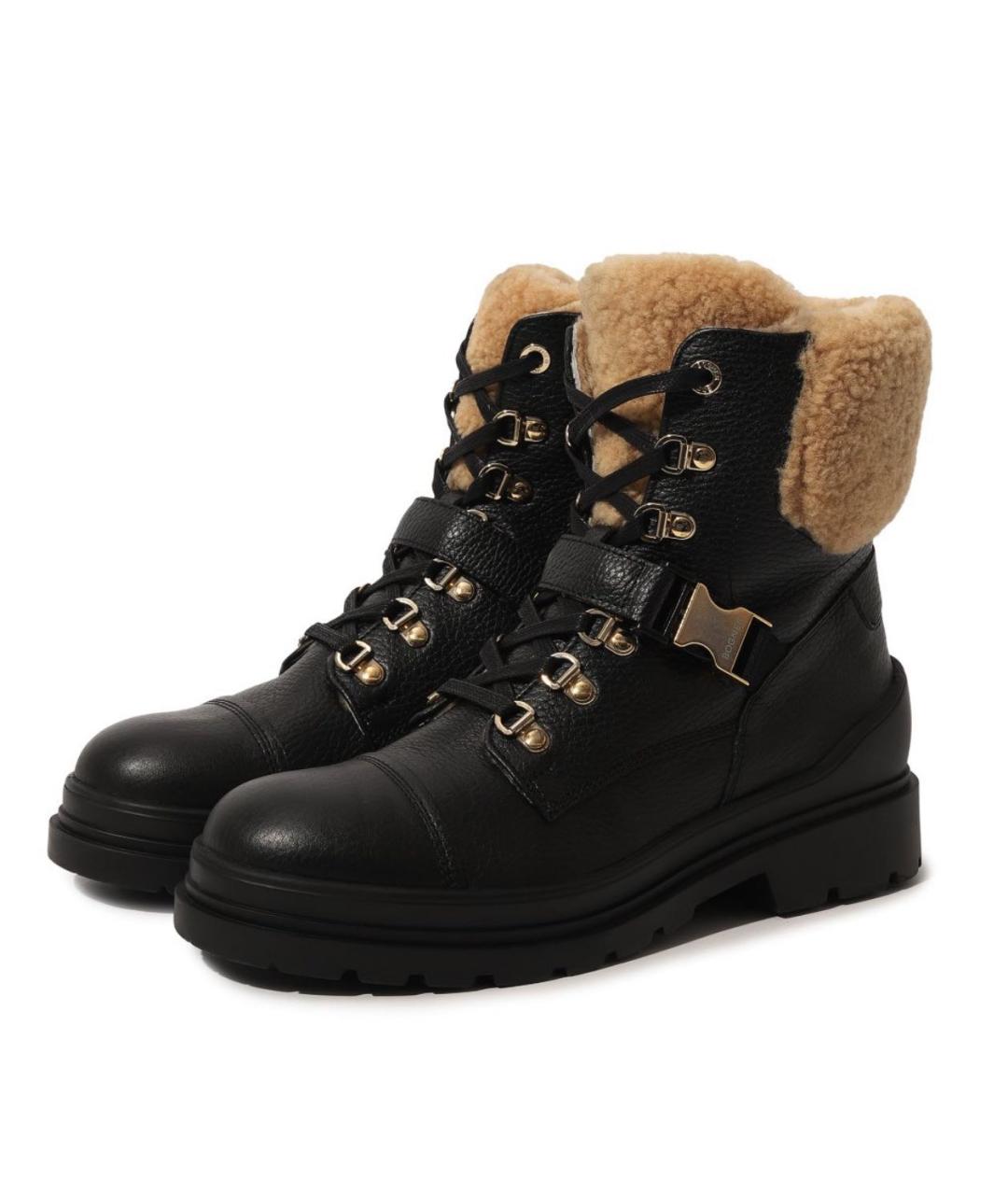 BOGNER Черные кожаные ботинки, фото 2