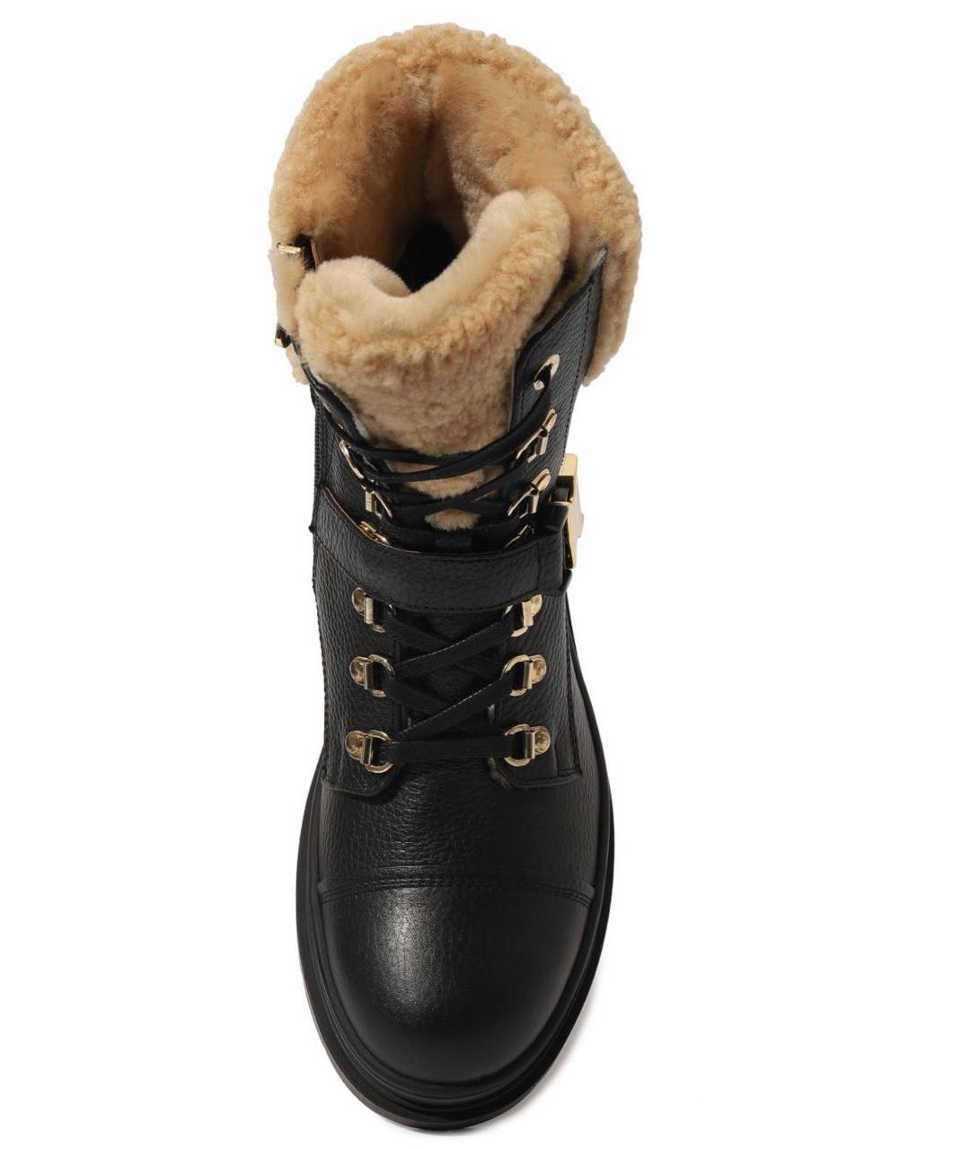 BOGNER Черные кожаные ботинки, фото 3