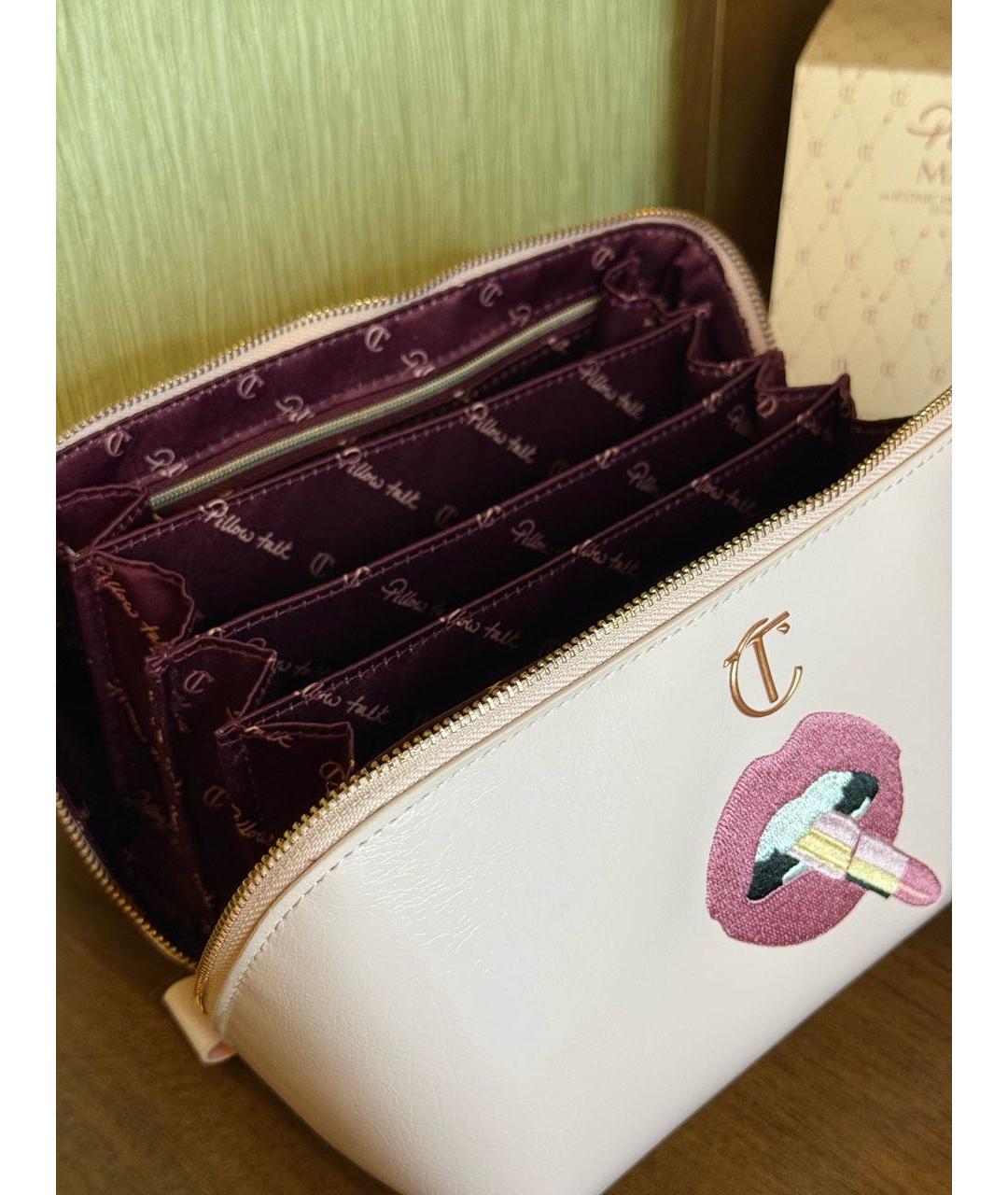 CHARLOTTE TILBURY Розовая косметичка из лакированной кожи, фото 3