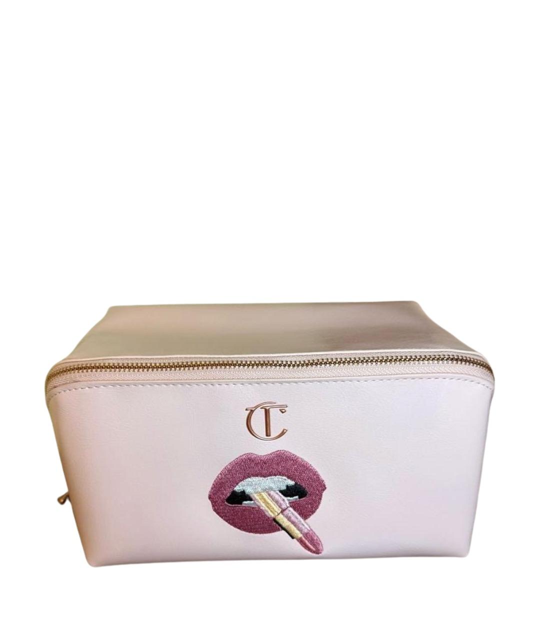 CHARLOTTE TILBURY Розовая косметичка из лакированной кожи, фото 1