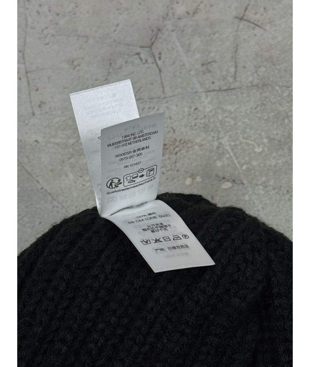 SUPREME Черная шапка, фото 7